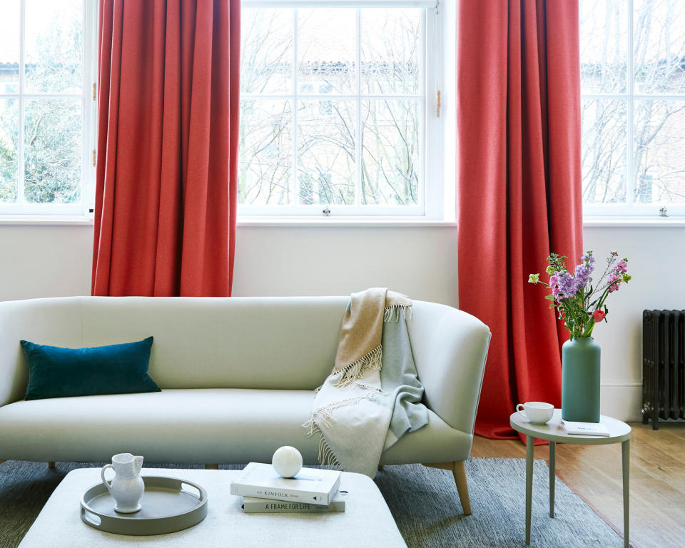 10. Contrast your curtains with your wall color