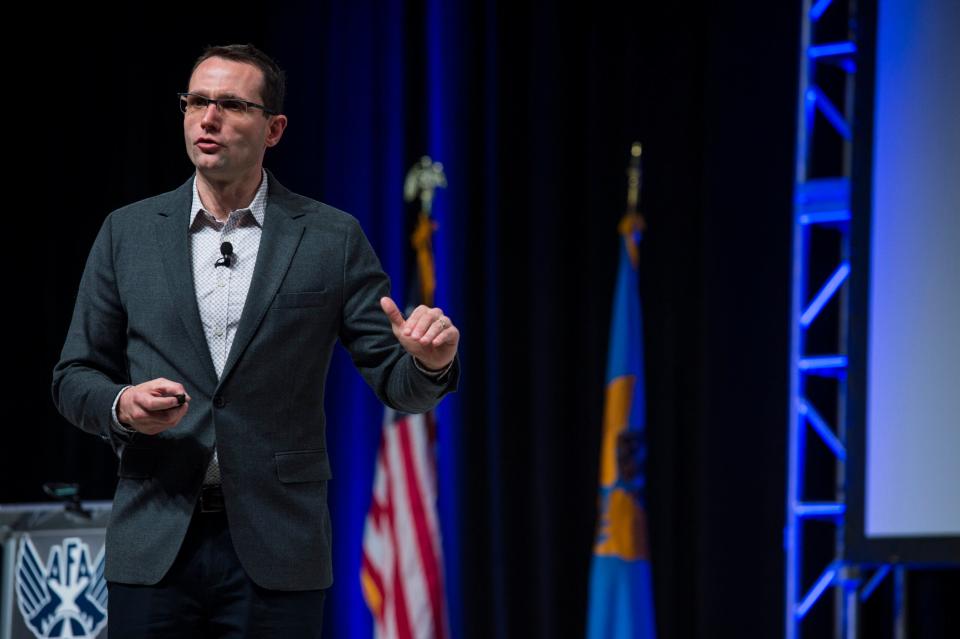 Dr. Will Roper, during his time as Assistant Secretary of the Air Force for Acquisition, Technology, and Logistics. <em>U.S. Air Force photo by Tech. Sgt. DeAndre Curtiss</em>