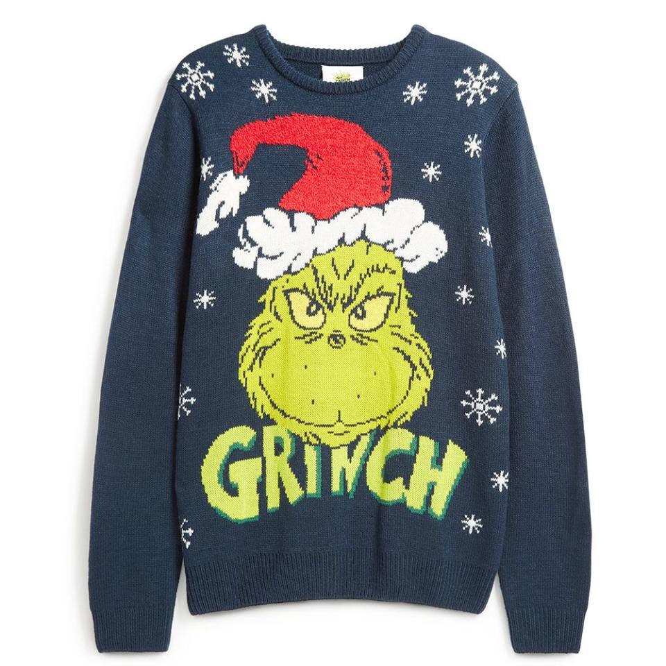 <p>Grinch Xmas Jumper, £14</p>