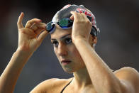 Stephanie Rice of Australia warms up during day three of the Australian Swimming Championships at the South Australian Aquatic & Leisure Centre on March 17, 2012 in Adelaide, Australia. (Photo by Quinn Rooney/Getty Images)