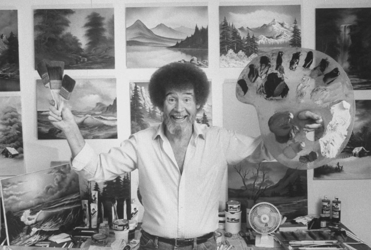 Bob Ross' 1st painting from PBS show up for auction. What it'll cost.