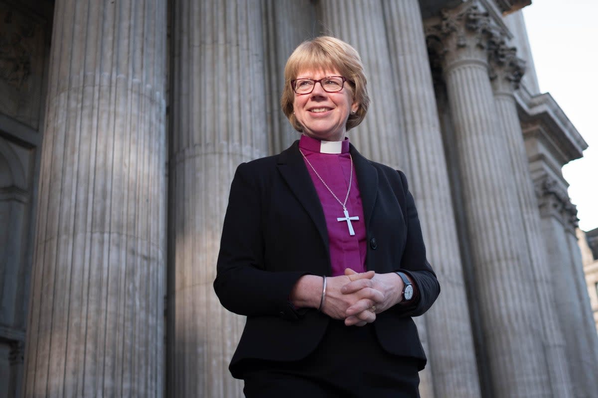 Bishop of London, the Right Reverend Sarah Elisabeth Mullally said that refugees are facing widespread homelessness (Stefan Rousseau/PA) (PA Archive)