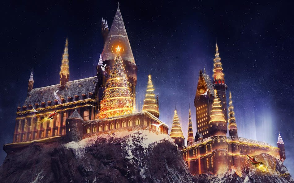 You can now celebrate Christmas at the Wizarding World of Harry Potter!