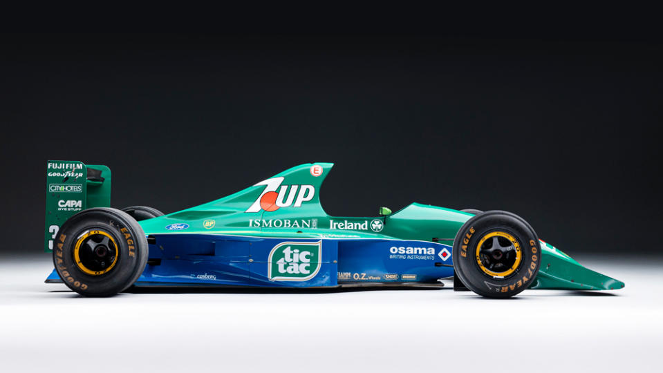 The 1991 Jordan-Ford 191 Formula 1 Racing Single-Seater, chassis No. 191/6.