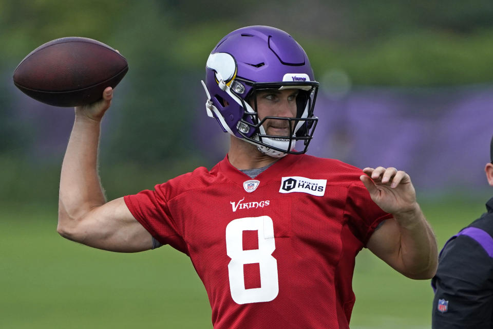 Kirk Cousins with the Vikings.