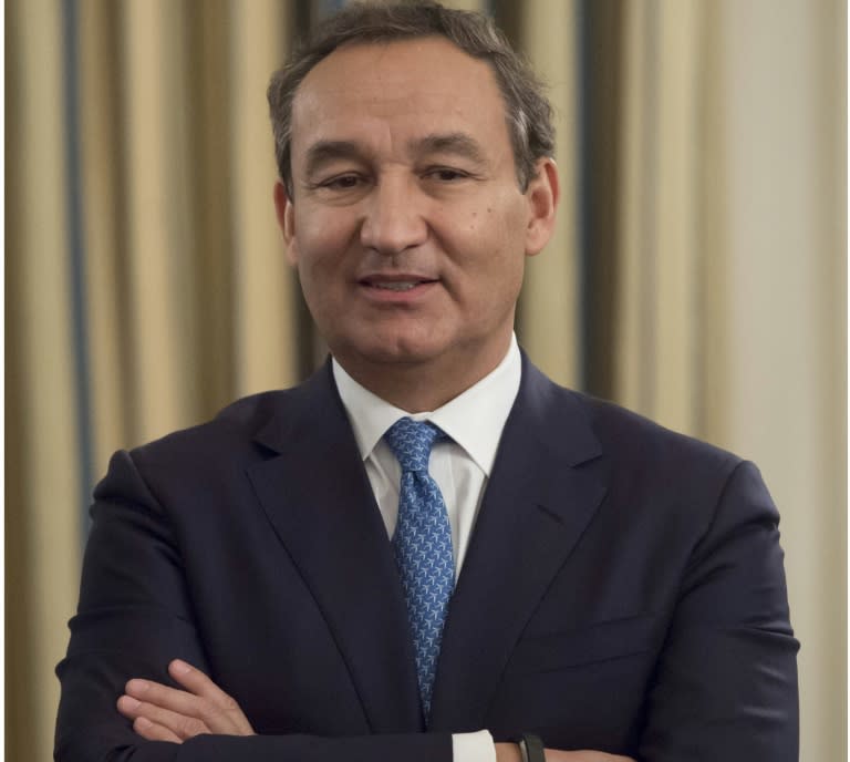 Oscar Munoz, President and CEO of United Airlines says the company will conduct a "thorough review" of its procedures, including "how we handle oversold situations" and how the airline partners with airport authorities and law enforcement