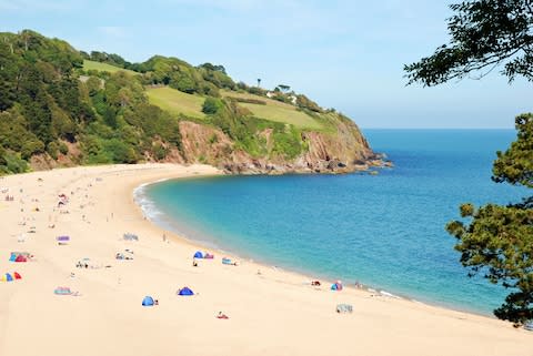 Blackpool Sands is a calm place for a swim - Credit: © Kevin Britland / Alamy Stock Photo/Kevin Britland / Alamy Stock Photo