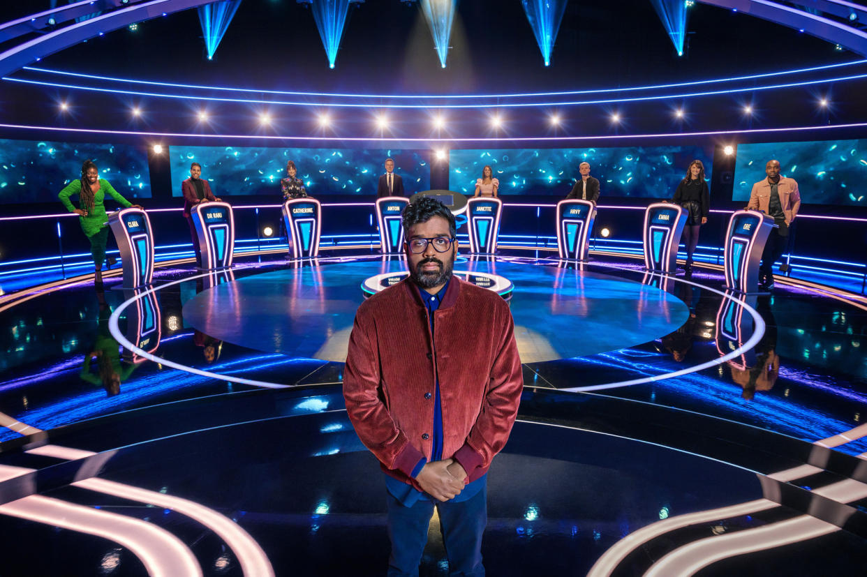 Romesh Ranganathan is the host of The Weakest Link (BBC/Alan Peebles)