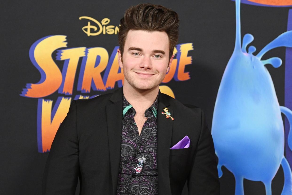 Chris Colfer at the premiere of Disney's 