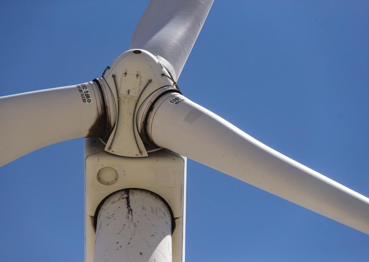 A wind turbine in Palm Springs.