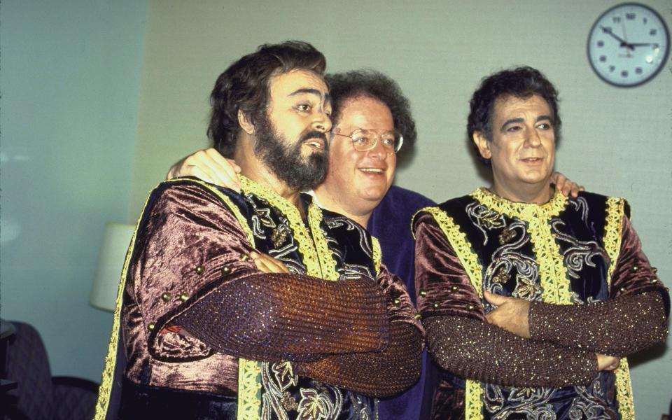 With Luciano Pavarotti and Placido Domingo in 1993 -  Beatriz Schiller/LIFE/Getty Images