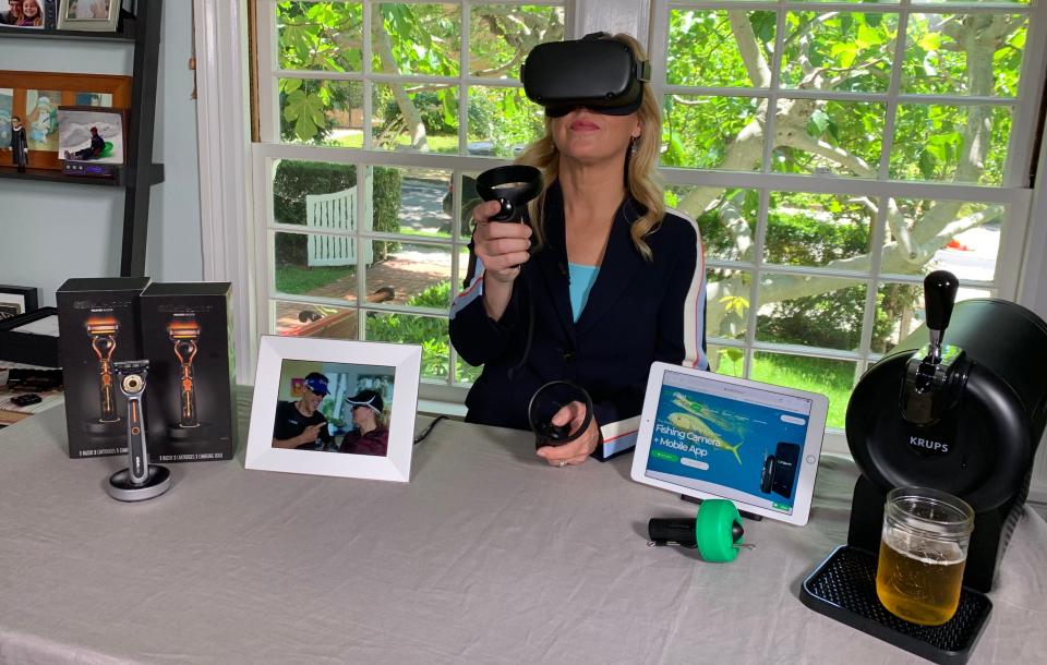 I was caught taking a break with Oculus Quest (doh!) while we were shooting the Father's Day gadget gift video