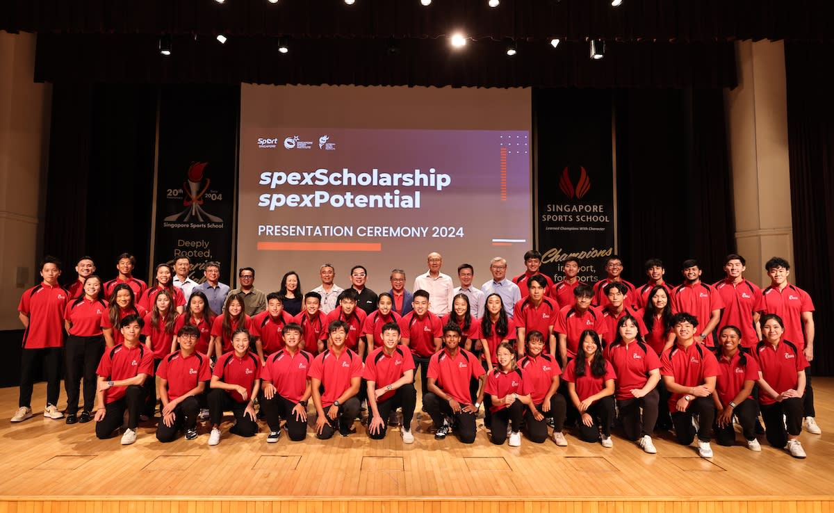 The inaugural batch of spexPotential athletes across 22 sports in Singapore. (PHOTO: Sport Singapore)