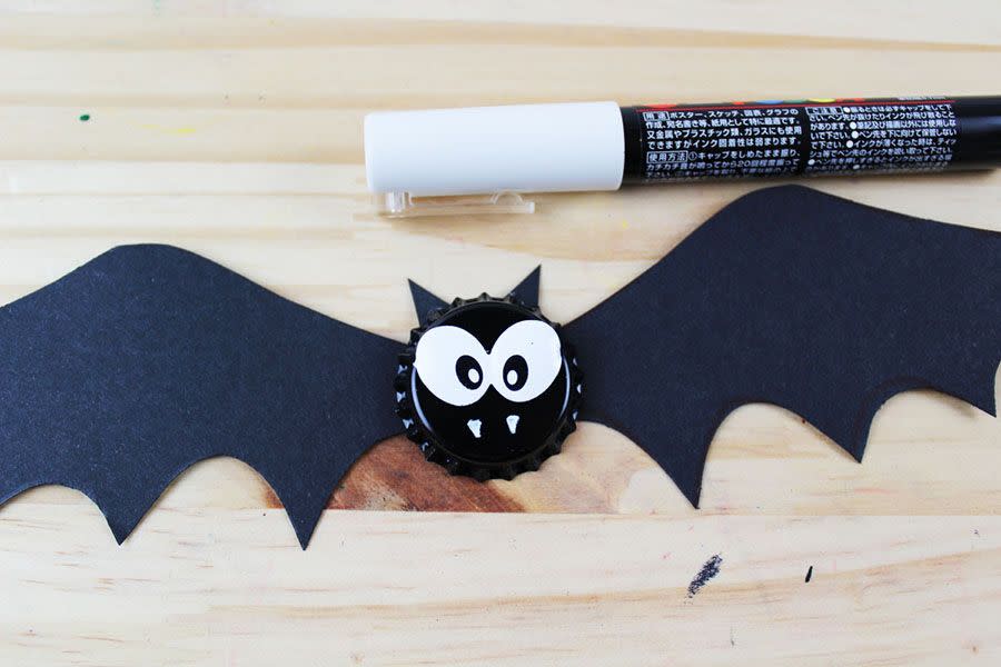 Bat Bottle Cap Magnet