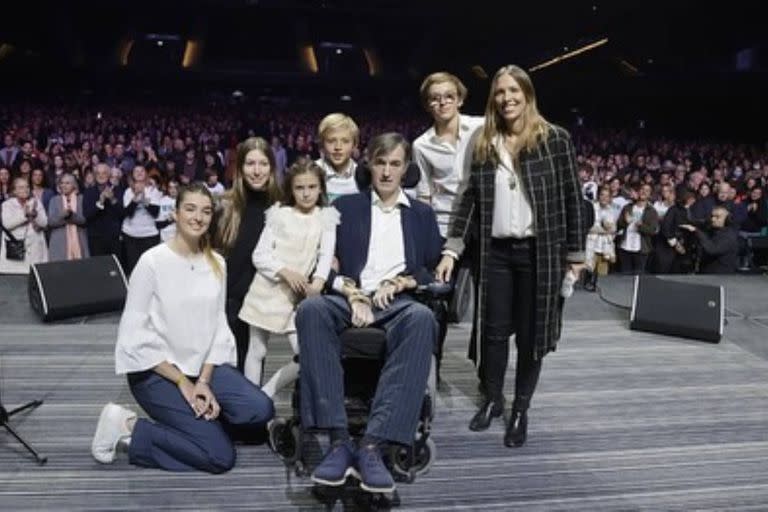La familia asistió al evento de la Fundación esteban Bullirch (Foto Instagram @marga.bullrich)