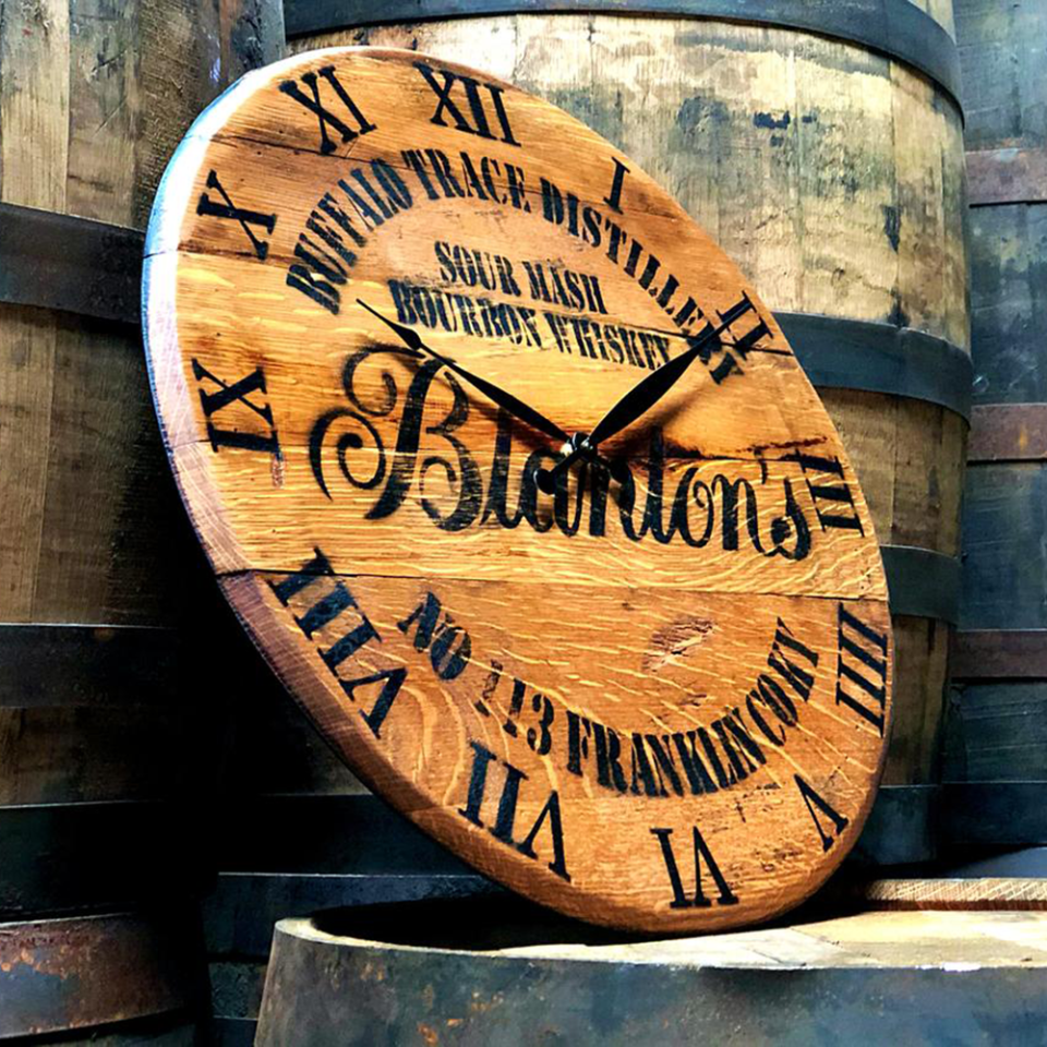 Whiskey Barrel Wall Clock