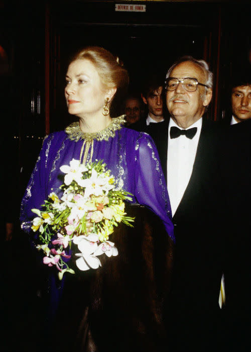 <b>6. Prince Rainier III & Grace Kelly: </b><br>Prince Rainier III of Monaco with Princess Grace Kelly arriving at Bouglione Circus in 1977, in Paris, France.