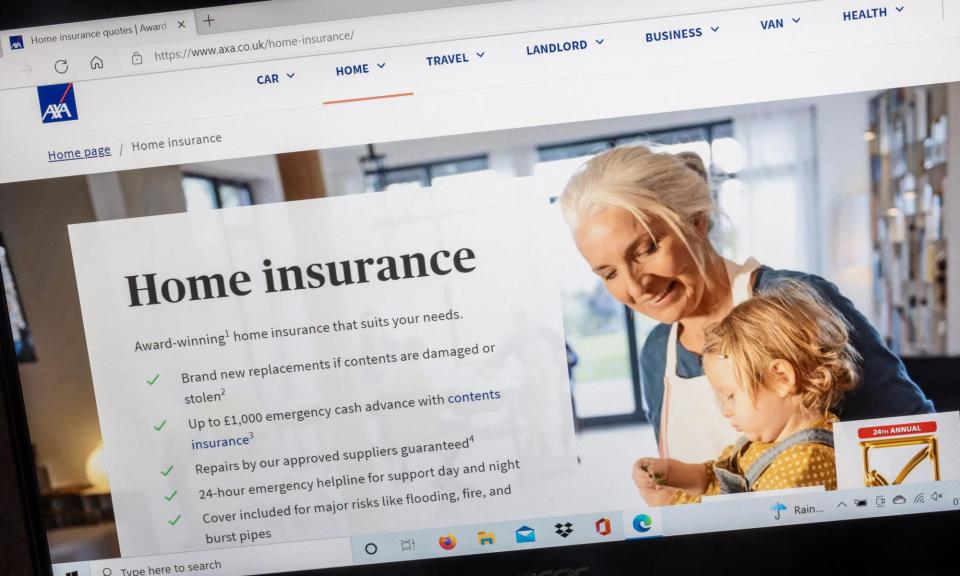 <span>Axa flags up its award-winning home insurance. But what about the price?</span><span>Photograph: Sam Oaksey/Alamy</span>