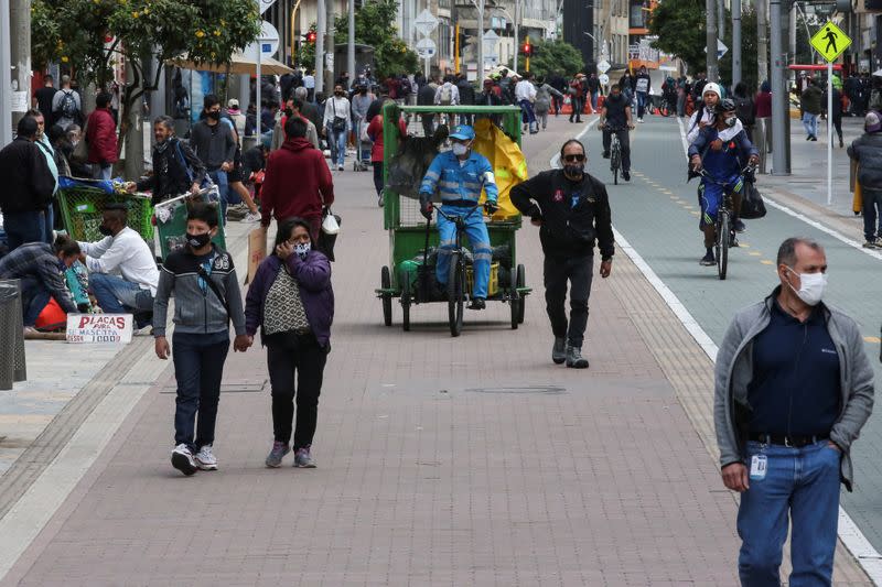 FILE PHOTO: Outbreak of the coronavirus disease (COVID-19), in Bogota