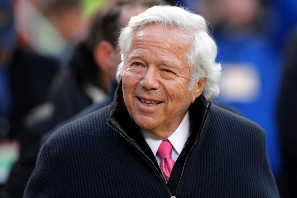 New England Patriots owner Robert Kraft charged with soliciting prostitution