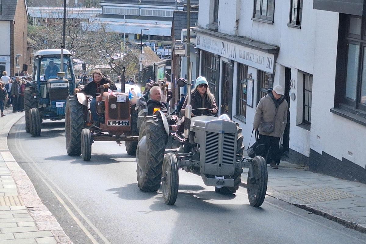 Vintage tractors in Lewes in April <i>(Image: Submitted)</i>
