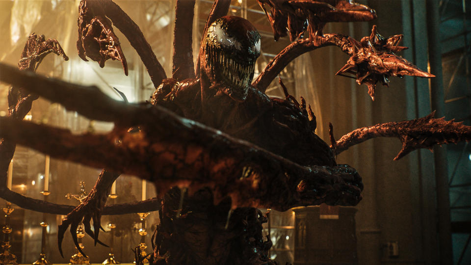 Cletus Kasady aka Carnage in Venom: Let There Be Carnage. (Still: Sony Pictures)