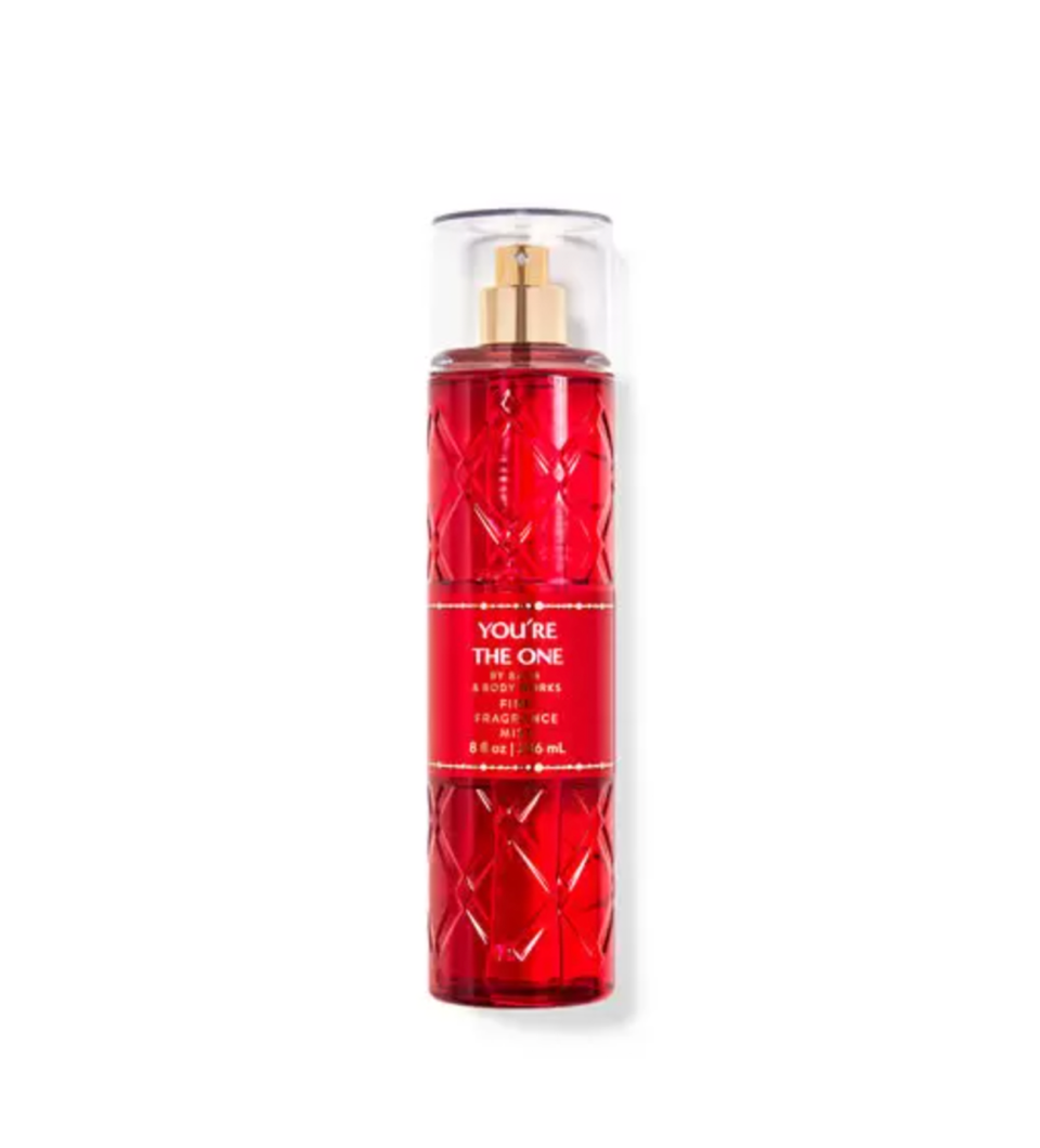 <p><a href="https://go.redirectingat.com?id=74968X1596630&url=https%3A%2F%2Fwww.bathandbodyworks.com%2Fp%2Fyoure-the-one-fine-fragrance-mist-026727034.html%3Fcgid%3Dall-fragrance&sref=https%3A%2F%2F" rel="nofollow noopener" target="_blank" data-ylk="slk:Shop Now;elm:context_link;itc:0;sec:content-canvas" class="link ">Shop Now</a></p><p>You're the One Fragrance Mist</p><p>$4.95</p>