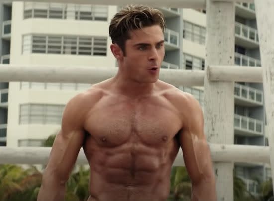 BRUTAL: Zac Efron got super ripped for his role in 
