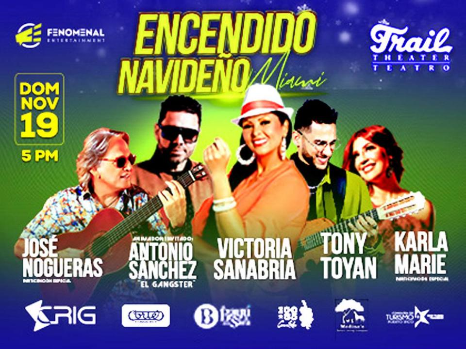 3ra edición del evento pre-navideño más importante de Miami: En el encendido navideño en el Teatro Trail.