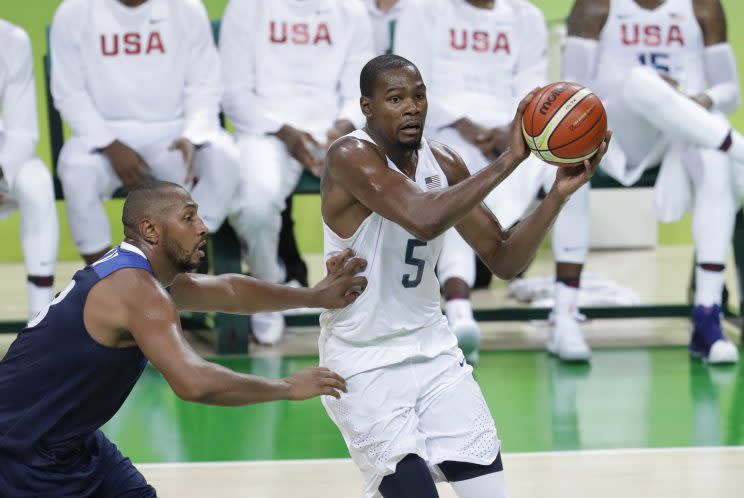 'The world is getting better and better,' Kevin Durant says. (AP)