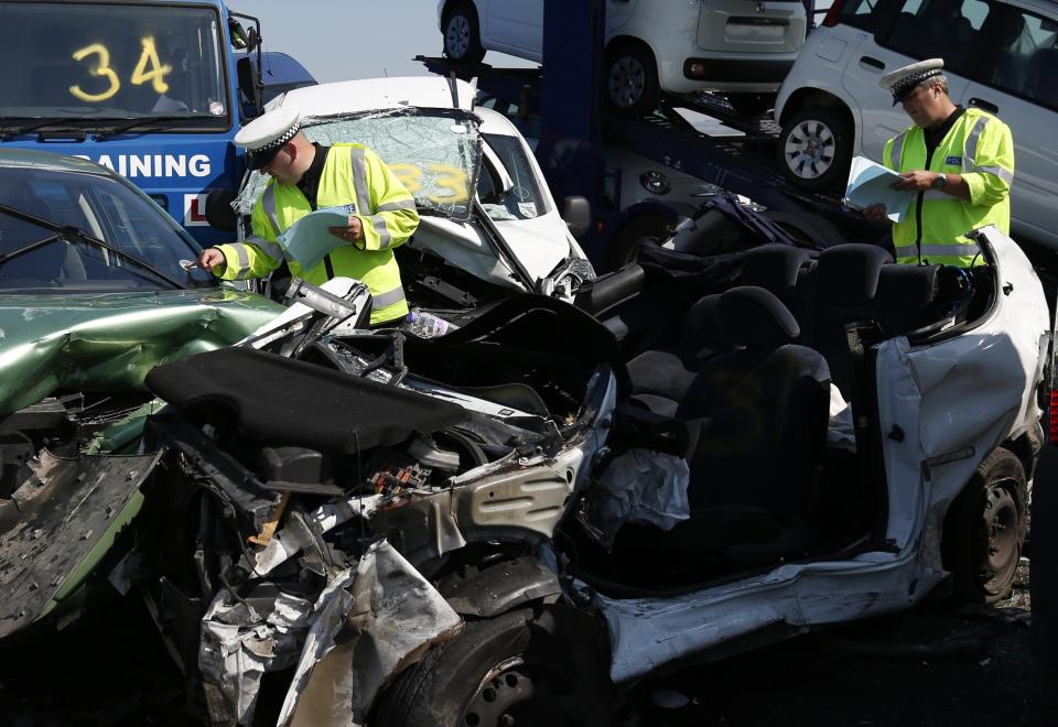 100-vehicle Sheppey car crash