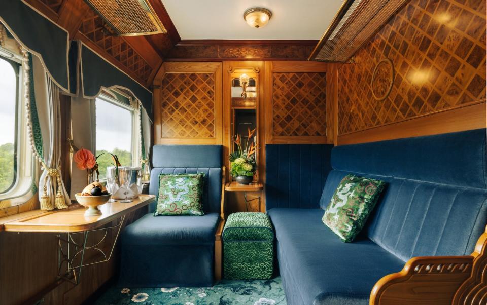 One of the State Cabins on board the relaunched Eastern & Oriental Express