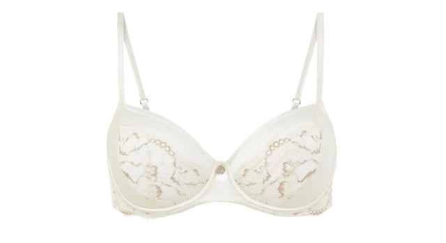 M&S Ladies Bra Full Cup White French Lace BNWT Marks Rosie Autograph