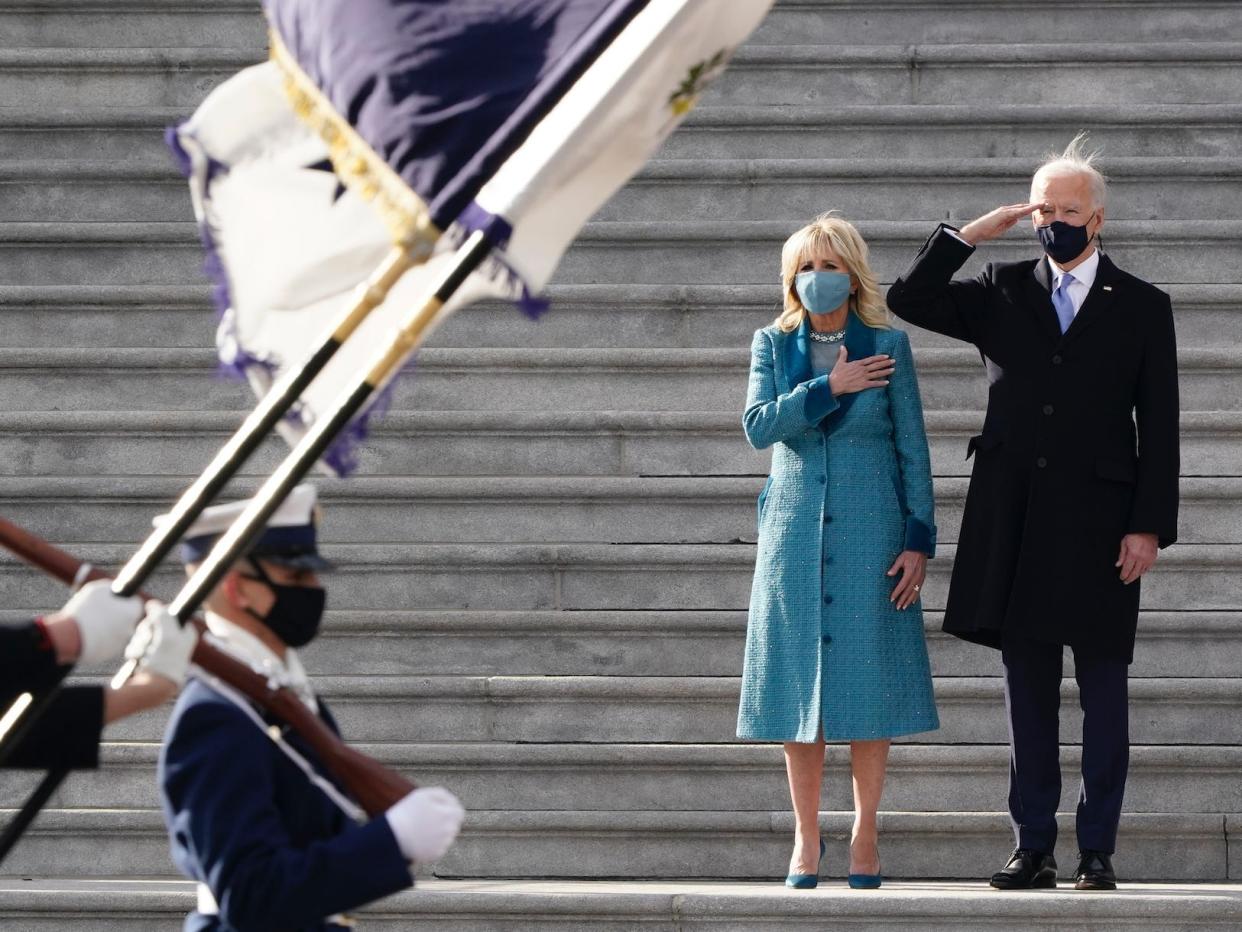 jill biden inauguration outfit