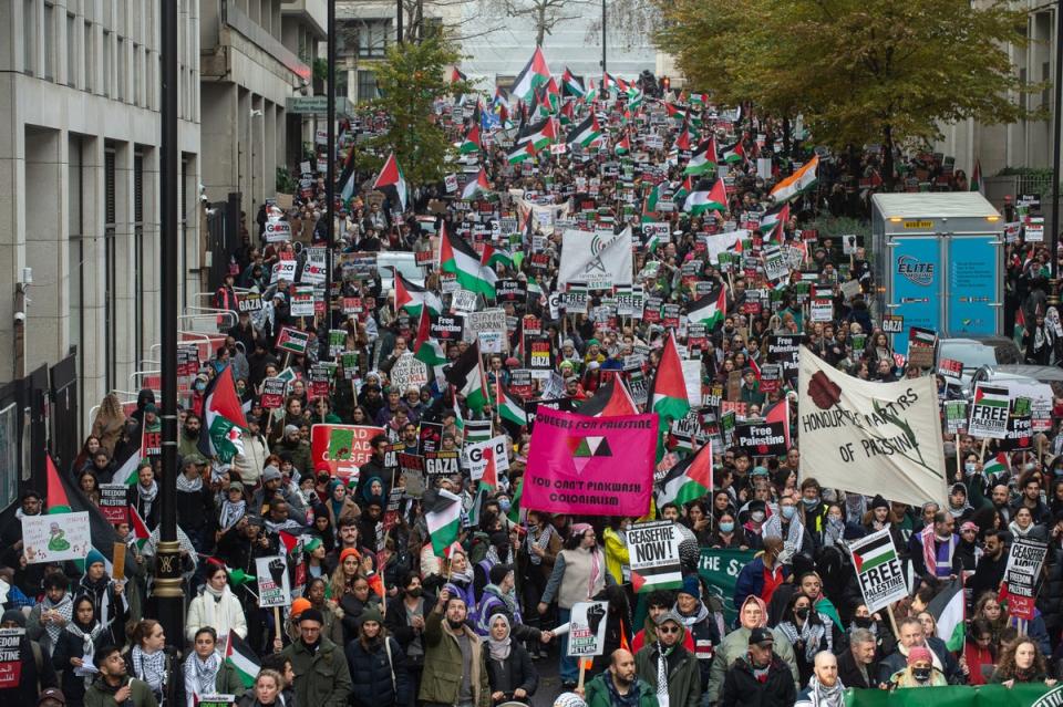 Pro-Palestine protest, London, December 2023 (Getty Images)