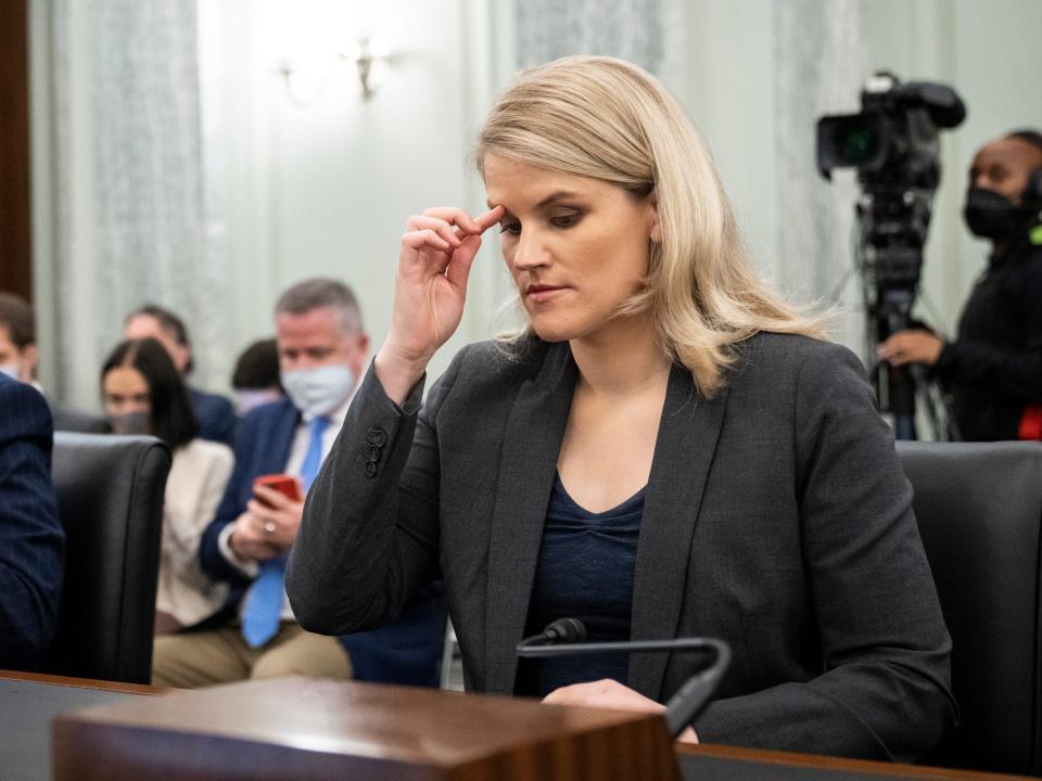 Facebook whistlebleblower Frances Haugen testifies before Congress