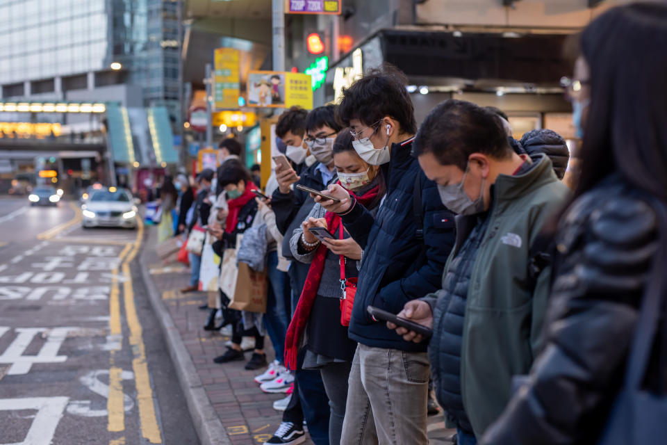 「緊急警示系統」支援14個手機品牌的指定型號。Photographer: Paul Yeung/Bloomberg