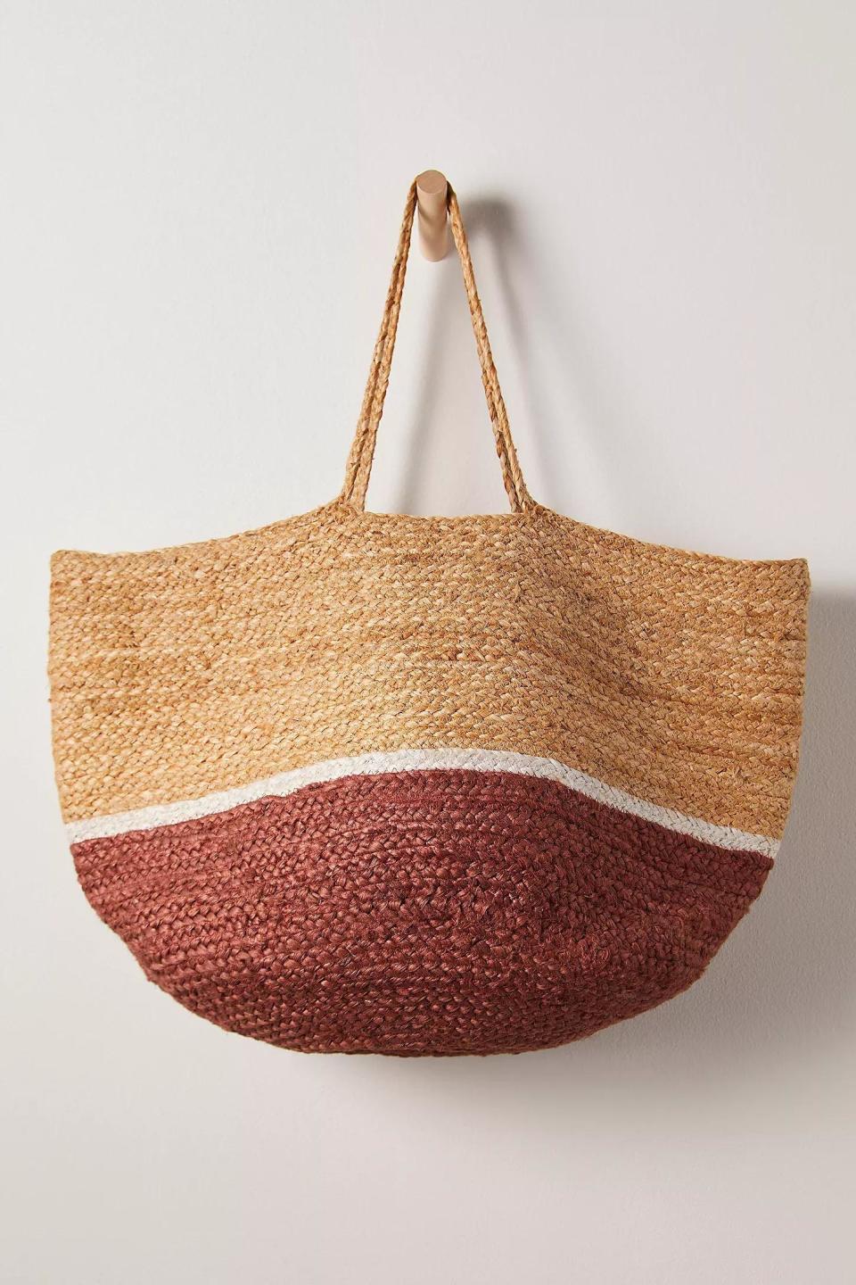 <p><a href="https://go.redirectingat.com?id=74968X1596630&url=https%3A%2F%2Fwww.freepeople.com%2Fshop%2Fmega-jute-tote-bag%2F%3Fcolor%3D020%26recommendation%3Dpdp-secondary-sfrectray-rectrayrecentlyviewedvariation2%26type%3DREGULAR%26size%3DOne%2BSize%26quantity%3D1&sref=https%3A%2F%2Fwww.cosmopolitan.com%2Fstyle-beauty%2Ffashion%2Fg60606005%2Fbest-beach-bags-totes%2F" rel="nofollow noopener" target="_blank" data-ylk="slk:Shop Now;elm:context_link;itc:0;sec:content-canvas" class="link ">Shop Now</a></p><p>Mega Jute Tote Bag</p><p>Free People</p><p>$98.00</p>