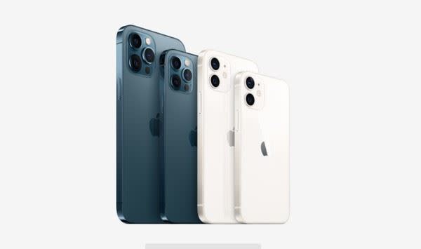  iPhone 12 mini 與 iPhone 12 Pro Max 將在明(6日）開放預購。（圖／蘋果提供）