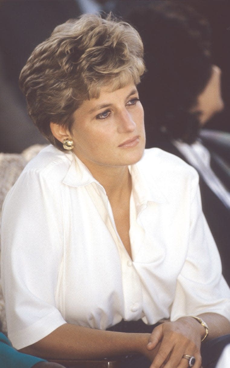 Diana, Princess of Wales visiting Zimbabwe in 1993 - Credit: CAMERA PRESS/Mark Stewart