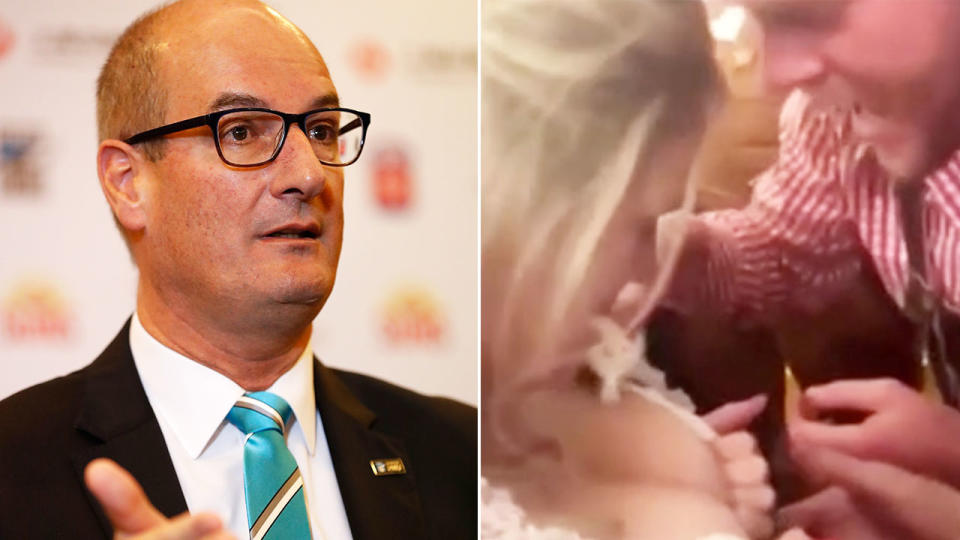 Kochie is fuming over the video. Image: Getty/Twitter