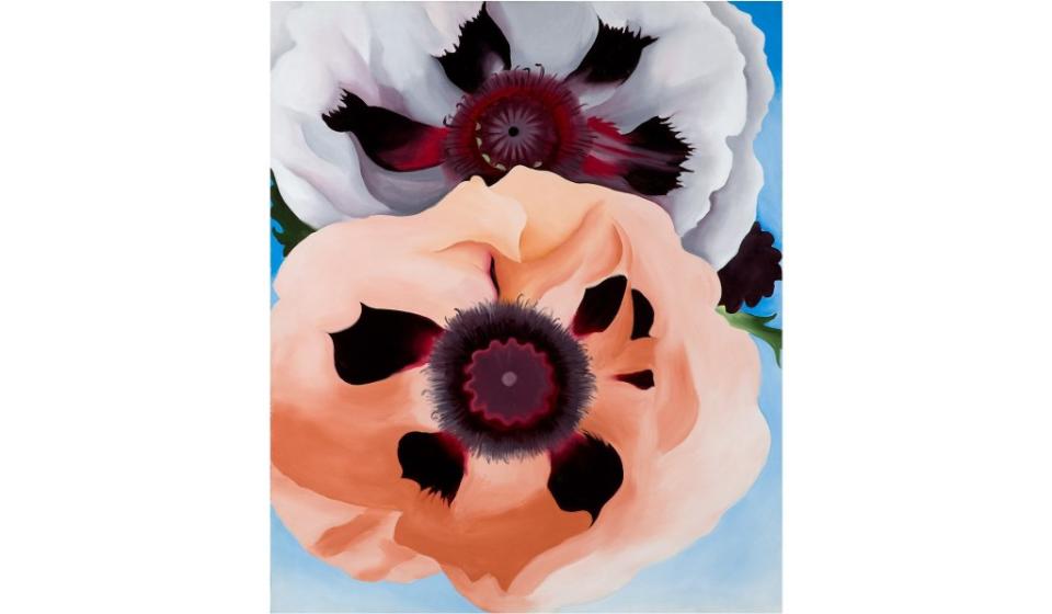 <i>Poppies</i>, 1950, by Georgia O’Keeffe. Oil on canvas.