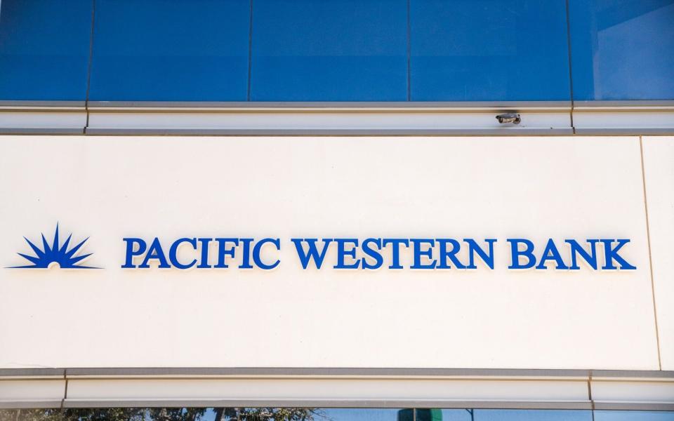 A Pacific Western Bank branch in Encino, California - Morgan Lieberman/Bloomberg
