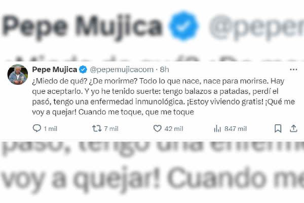 pepe mujica enfermo