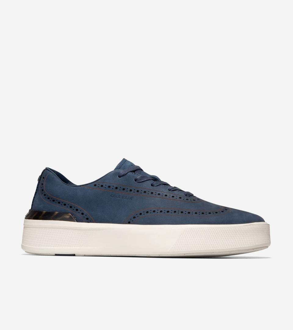 <p><a href="https://go.redirectingat.com?id=74968X1596630&url=https%3A%2F%2Fwww.colehaan.com%2Fmens-grandpro-crew-wingtip-sneakers%2FC37603.html&sref=https%3A%2F%2F" rel="nofollow noopener" target="_blank" data-ylk="slk:Shop Now;elm:context_link;itc:0;sec:content-canvas" class="link ">Shop Now</a></p><p>GrandPrø Crew Wingtip Sneakers</p><p>colehaan.com</p><p>$70.00</p>