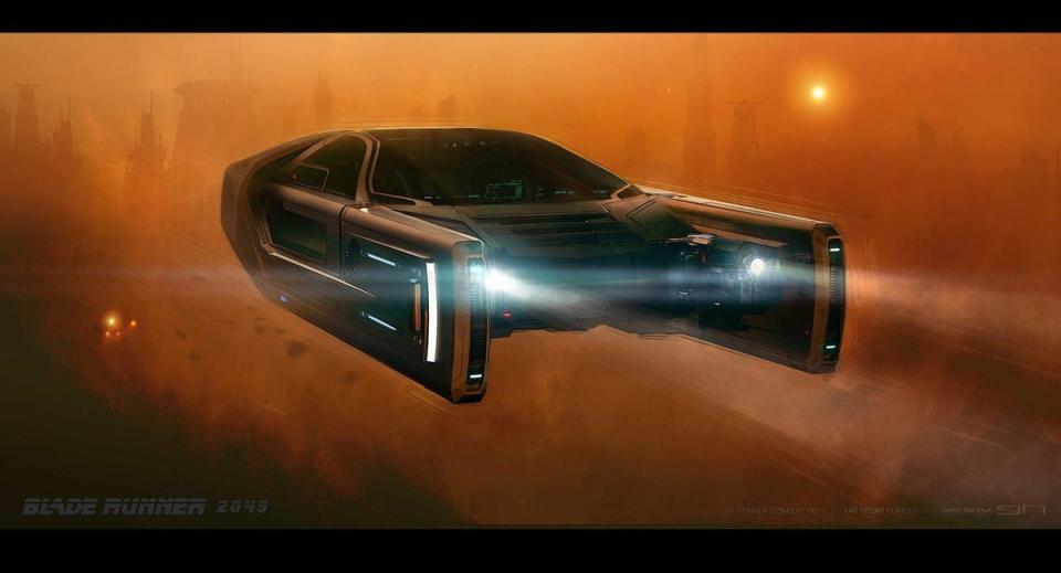 Ryan Gosling’s sweet flying ride in the Blade Runner sequel resembles taxis already in trials at Heathrow (WB)