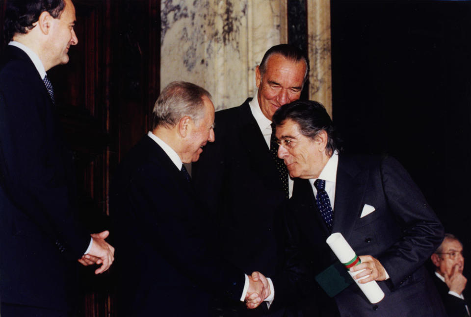 Ciro Paone received the Cavaliere del Lavoro title in 1999. - Credit: Courtesy of Kiton