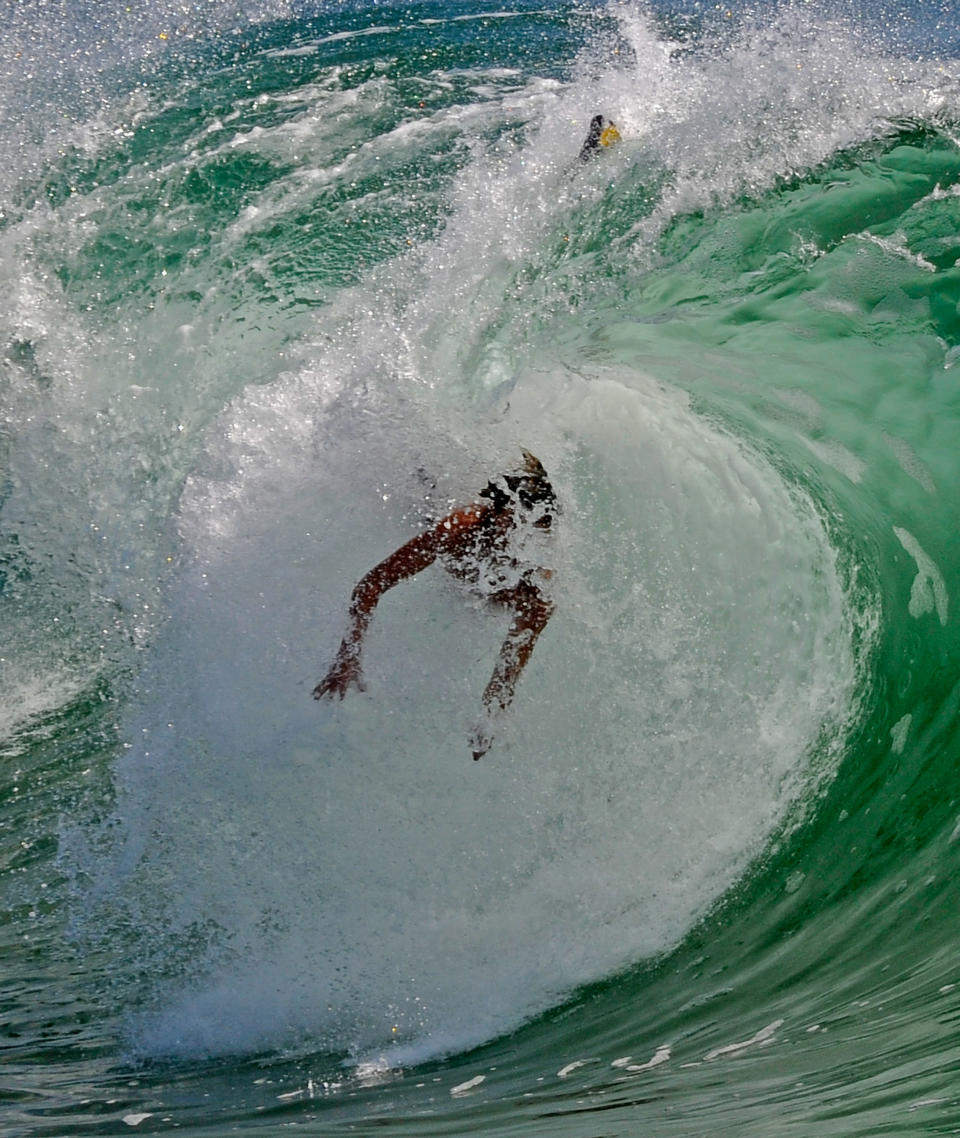 Pacific Storm Brings High Surf To Southern California