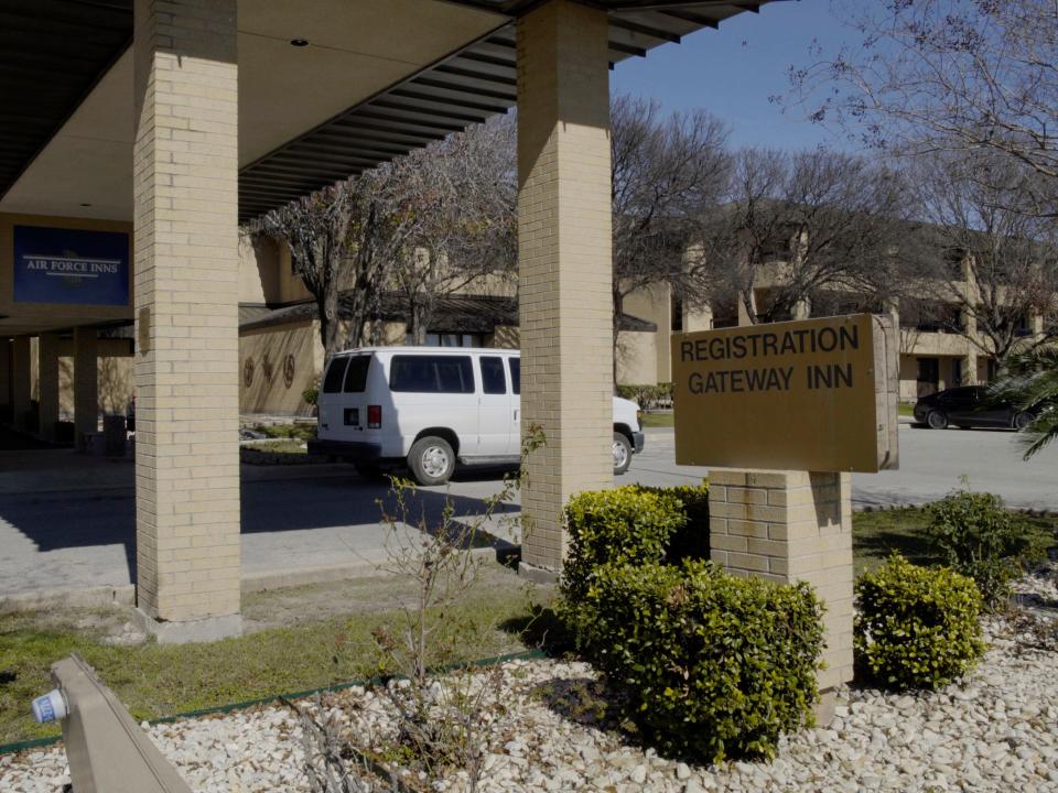 FILE - This Feb. 2, 2020, file photo provided by the Department of Defense shows empty lodging facilities at Joint Base San Antonio-Lackland, Texas. The Department of Defense says it is providing temporary lodging support for up to 1,000 passengers being evacuated from China to the U.S. in response to the coronavirus outbreak there. The virus outbreak that began in China and has spread to more than 20 countries is stretching already-strained public health systems in Asia and beyond, raising questions over whether everyone can get equal access to treatment.  (Todd Holly/U.S. Air Force via AP, File)