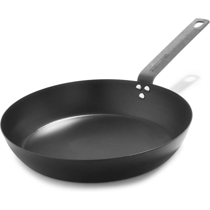 Merten & Storck Carbon Steel Black Frying Pan, 12"